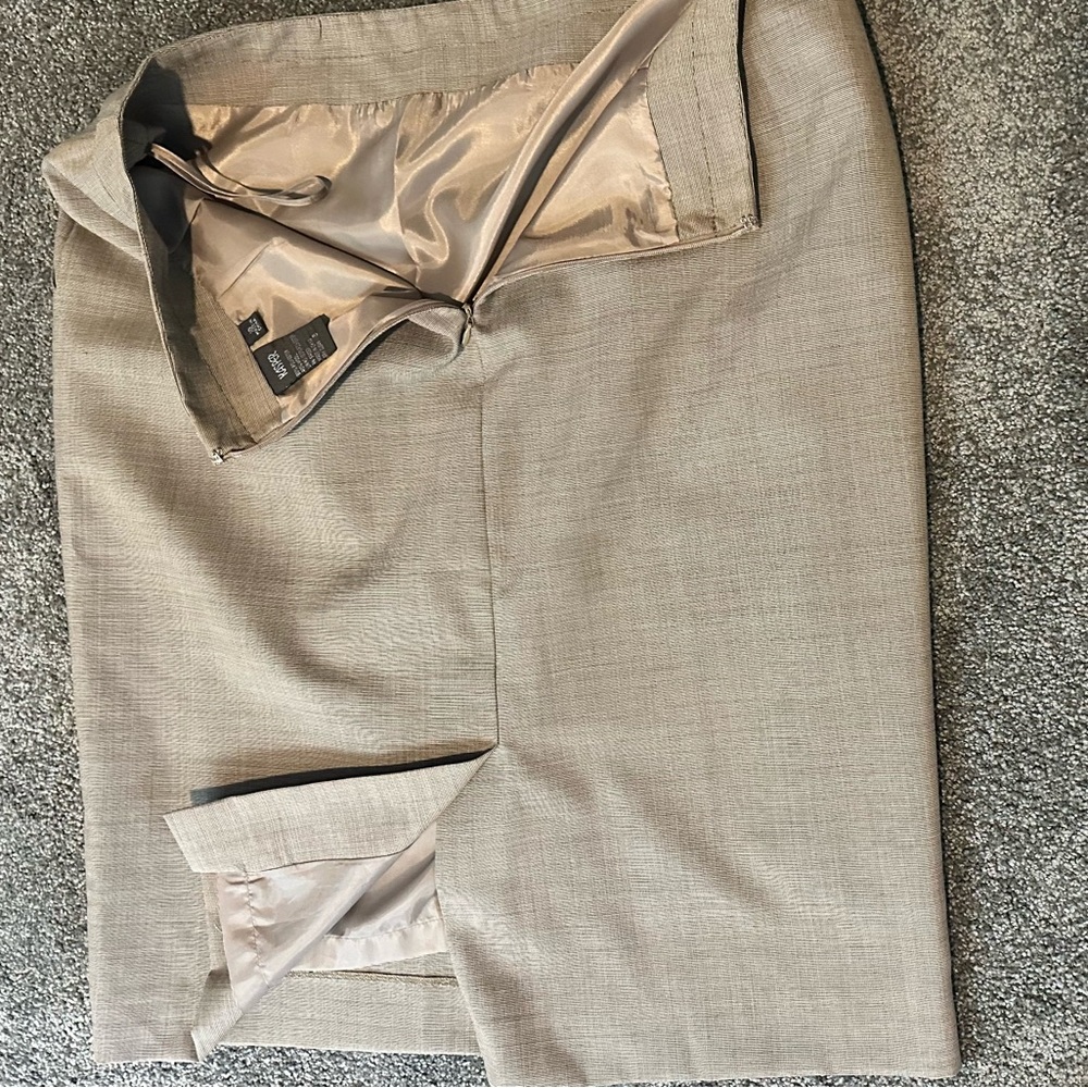 Kasper Taupe Blazer and Skirt Set - Picture 5 of 5